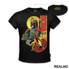Boba Fett Flying Out Of Sarlacc - Star Wars
