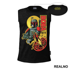 Boba Fett Flying Out Of Sarlacc - Star Wars