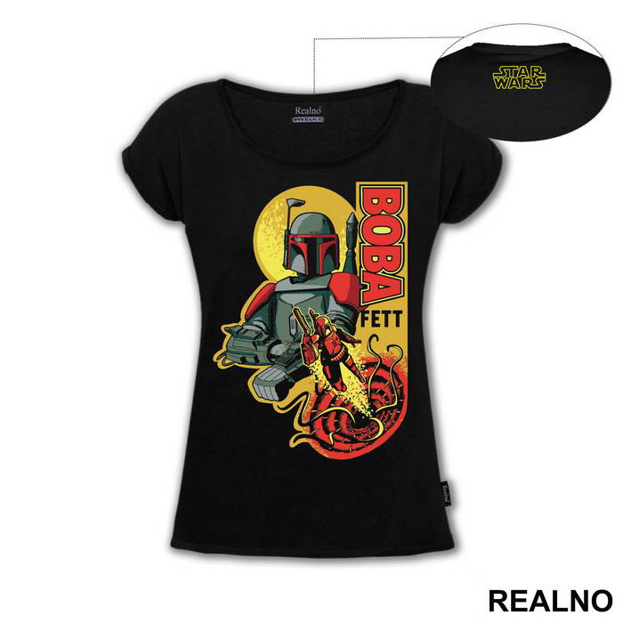 Boba Fett Flying Out Of Sarlacc - Star Wars