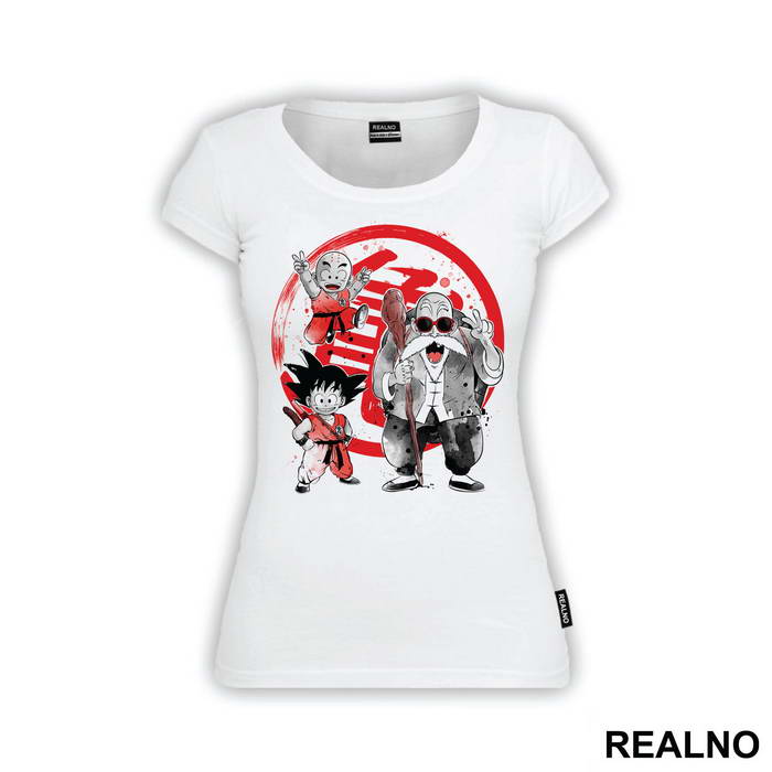 Roshi, Krillin And Goku - Dragon Ball