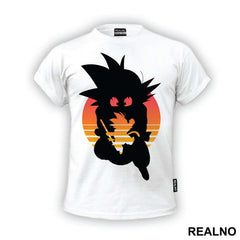 Sunset And A Silhouette - Goku - Dragon Ball