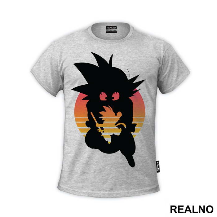 Sunset And A Silhouette - Goku - Dragon Ball