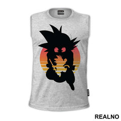 Sunset And A Silhouette - Goku - Dragon Ball