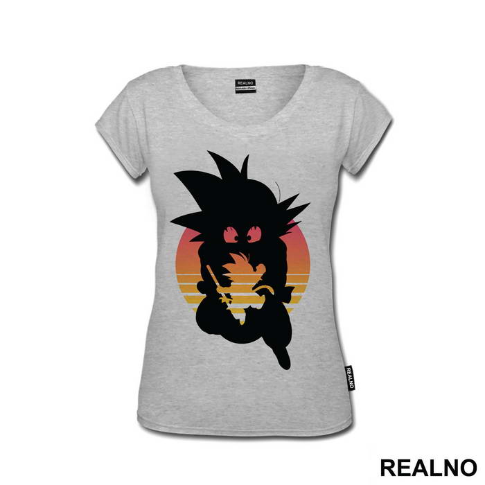 Sunset And A Silhouette - Goku - Dragon Ball
