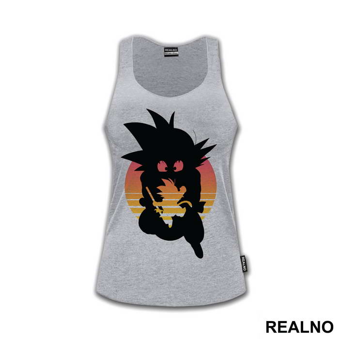 Sunset And A Silhouette - Goku - Dragon Ball