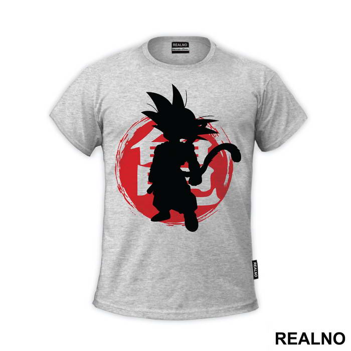 Logo In Red Circle - Goku - Dragon Ball