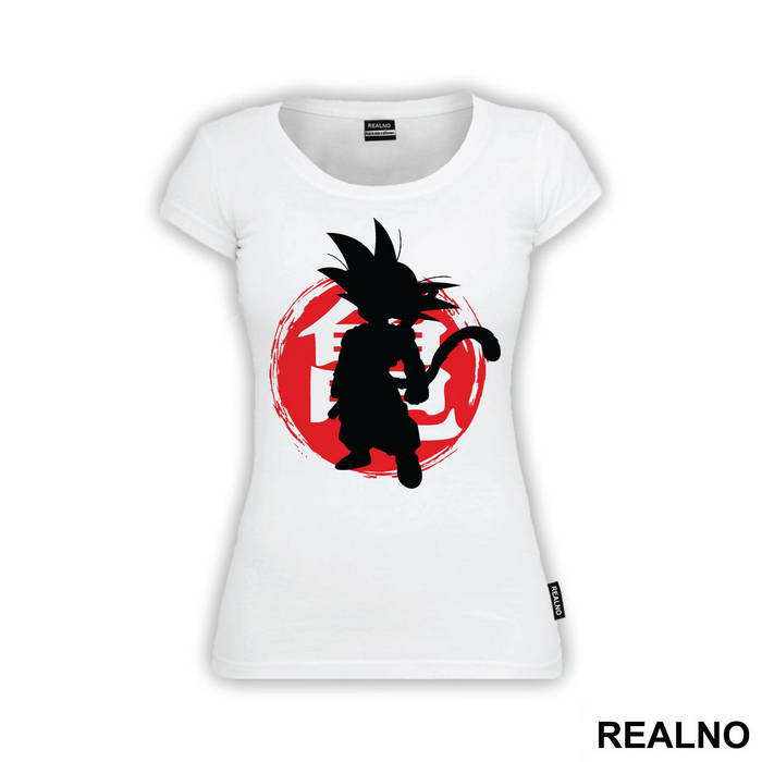 Logo In Red Circle - Goku - Dragon Ball