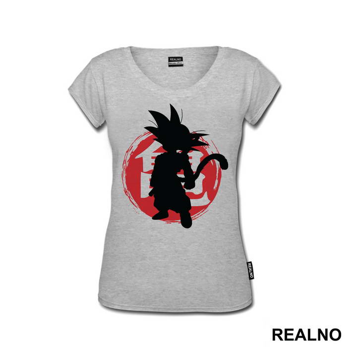 Logo In Red Circle - Goku - Dragon Ball