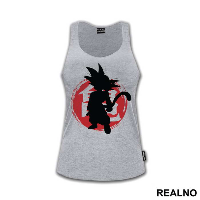 Logo In Red Circle - Goku - Dragon Ball