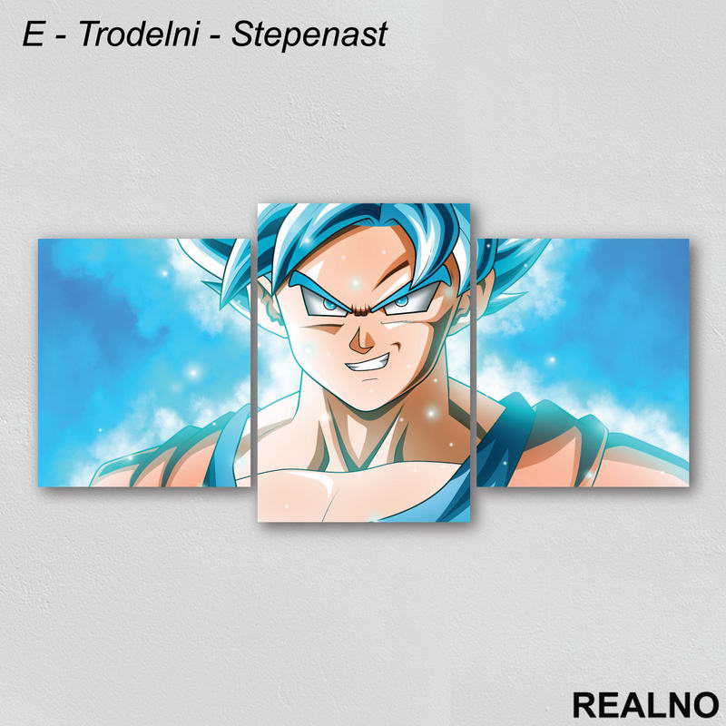 Plavi Goku - Dragon Ball - Slika na platnu - Kanvas