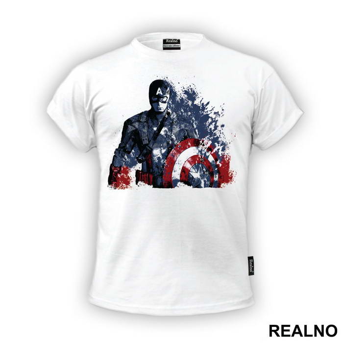 Splashing Color - Captain America - Avengers - Majica