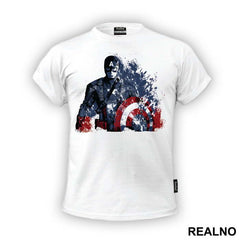 Splashing Color - Captain America - Avengers - Majica
