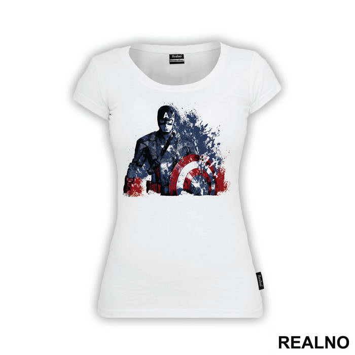 Splashing Color - Captain America - Avengers - Majica