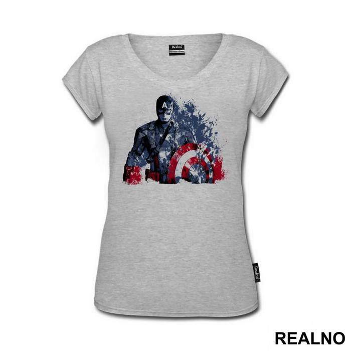 Splashing Color - Captain America - Avengers - Majica