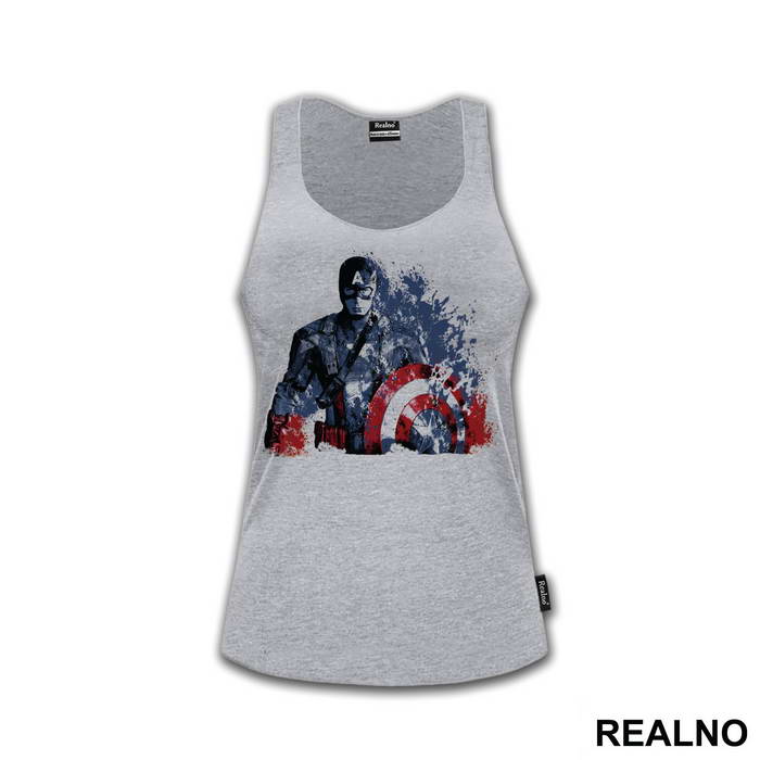 Splashing Color - Captain America - Avengers - Majica