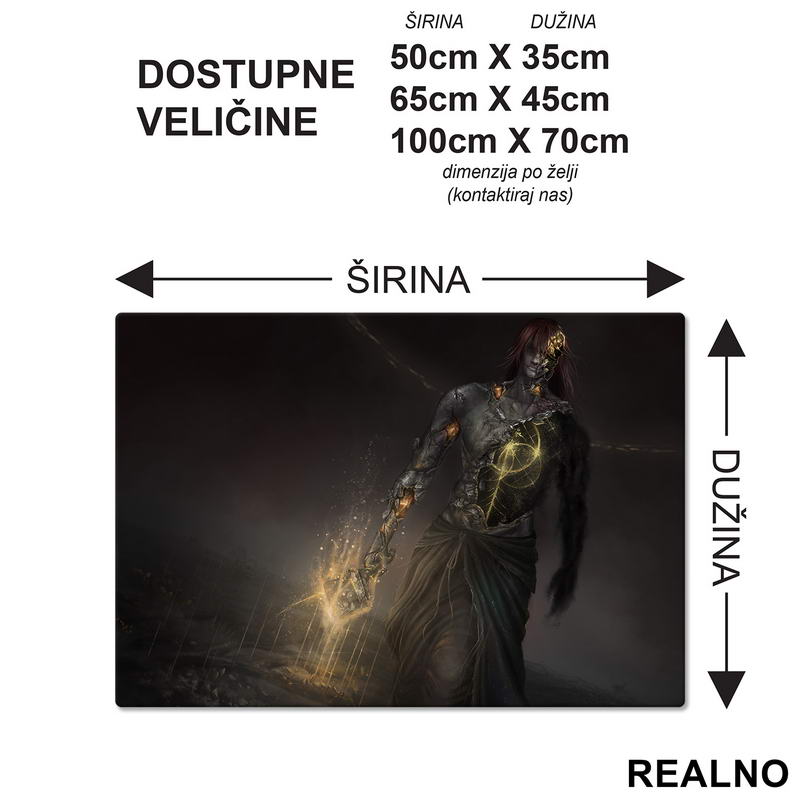 Radagon of the Golden Order - Hammer - Elden Ring - Podmetač za sto
