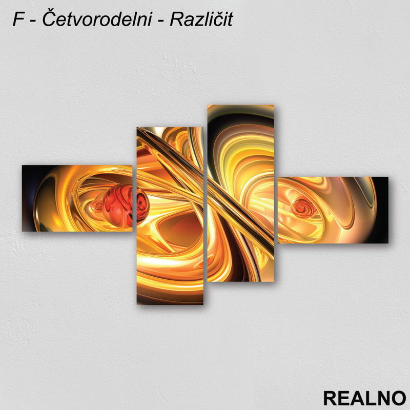 Ćilibar - Razni oblici - Slika na platnu - Kanvas
