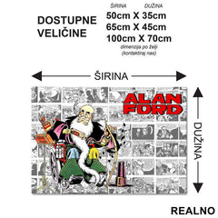 Broj Jedan - Svira - Alan Ford - Podmetač za sto