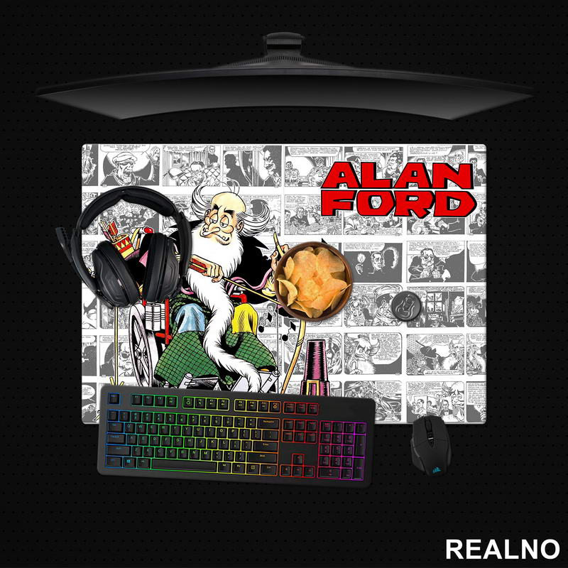 Broj Jedan - Svira - Alan Ford - Podmetač za sto