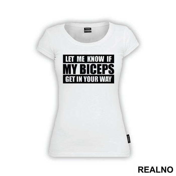 Let Me Know If My Biceps Get In Your Way - Trening