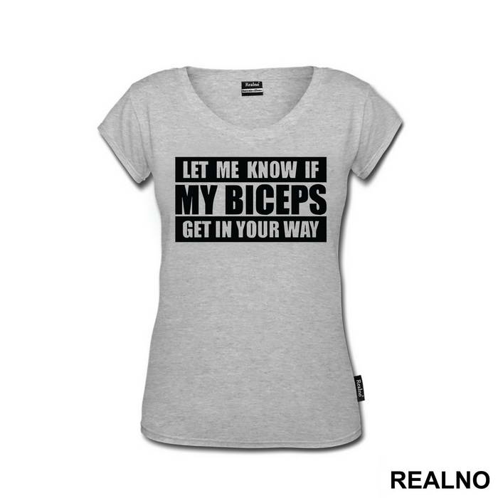 Let Me Know If My Biceps Get In Your Way - Trening