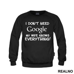 I Don't Need Google My Wife Knows Everything - Ljubav