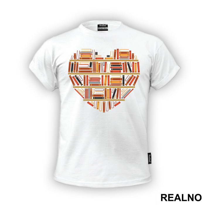 Heartshaped Bookshelf - Ljubav