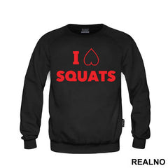 I Love Squats - Trening - Majica