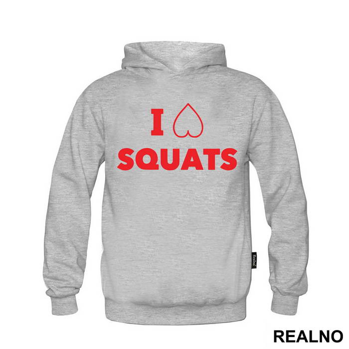 I Love Squats - Trening - Majica