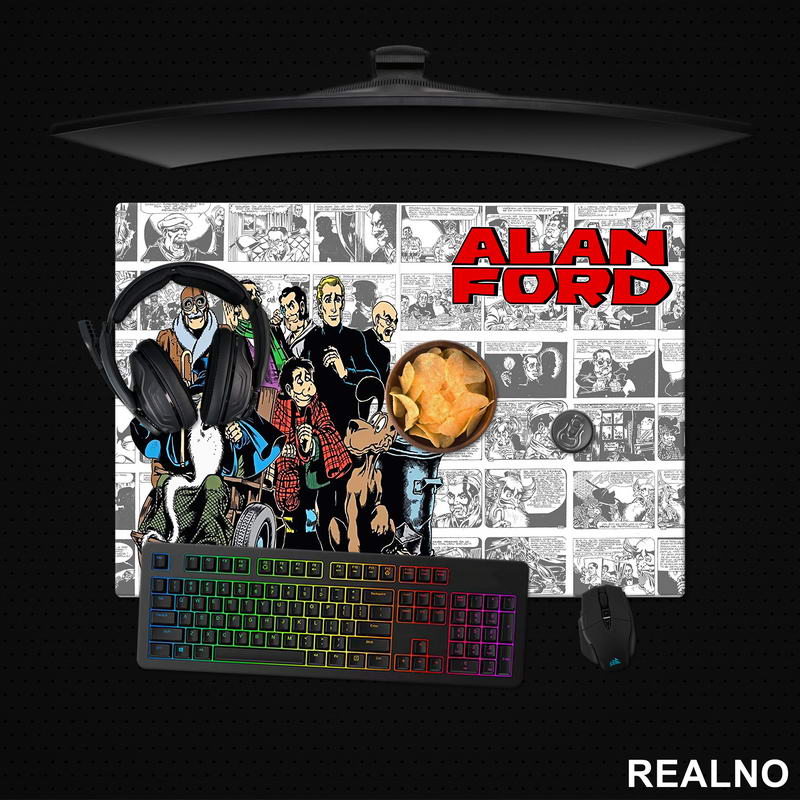 Whole Crew - Alan Ford - Podmetač za sto