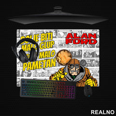Bolje biti malo glup nego malo pametan - Grunf - Alan Ford - Podmetač za sto