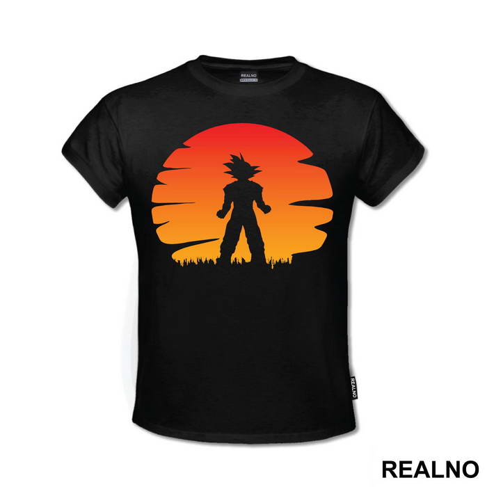 Sunset Silhouette - Goku - Dragon Ball