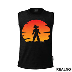 Sunset Silhouette - Goku - Dragon Ball
