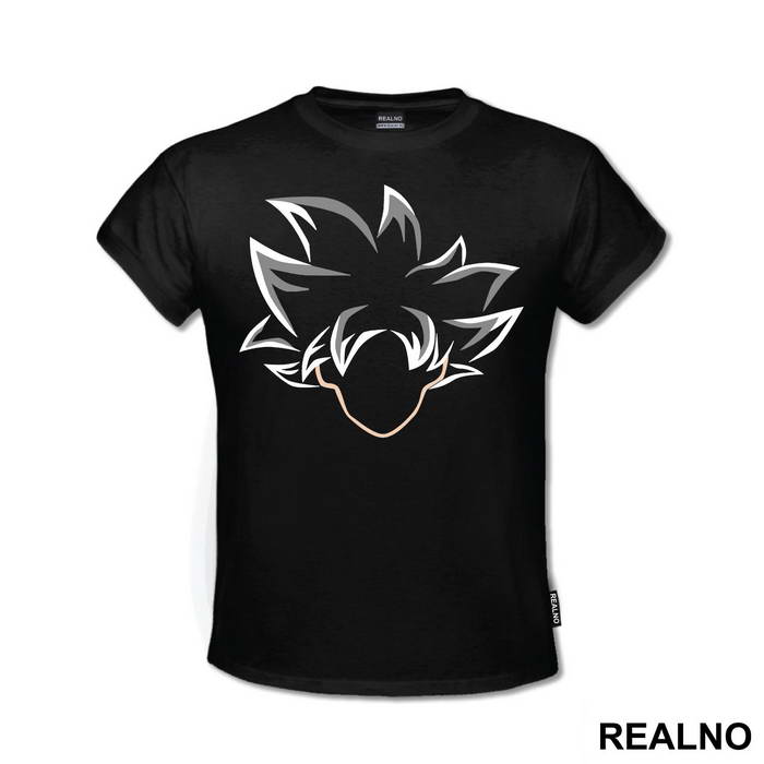 Goku Head Outline - Dragon Ball