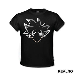 Goku Head Outline - Dragon Ball