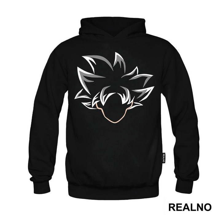 Goku Head Outline - Dragon Ball