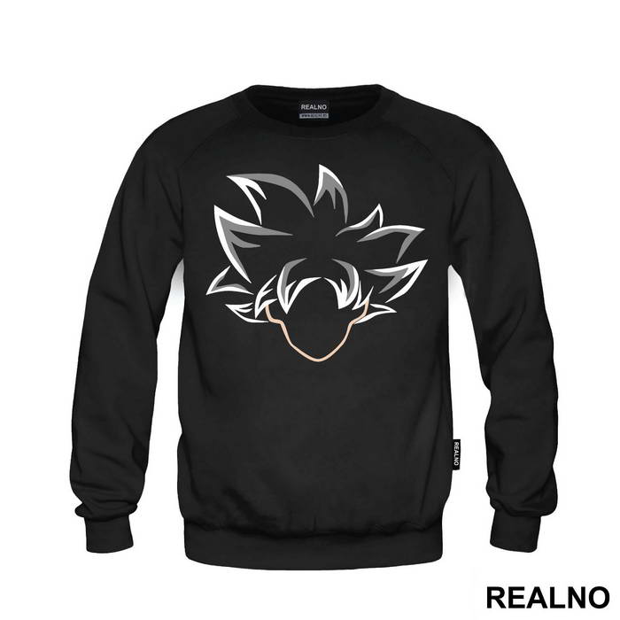 Goku Head Outline - Dragon Ball