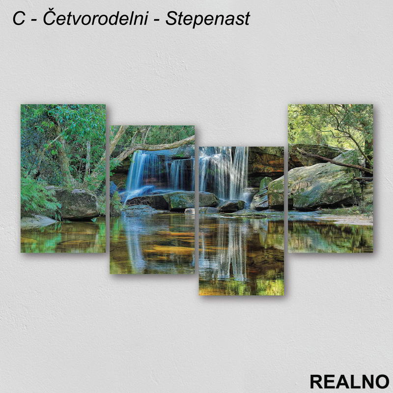 Vodopad - Slika na platnu - Kanvas