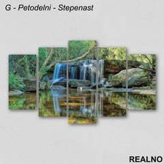 Vodopad - Slika na platnu - Kanvas