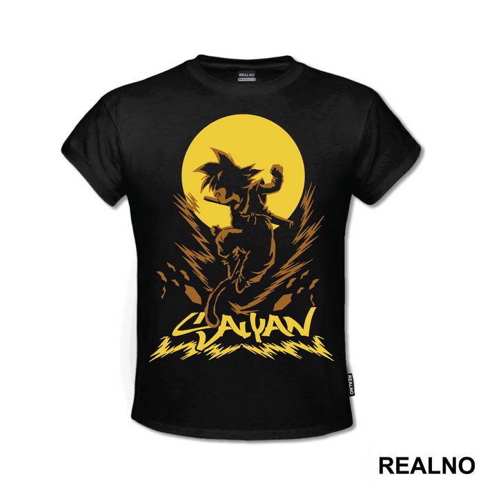 Saiyan Yellow Moon - Goku - Dragon Ball