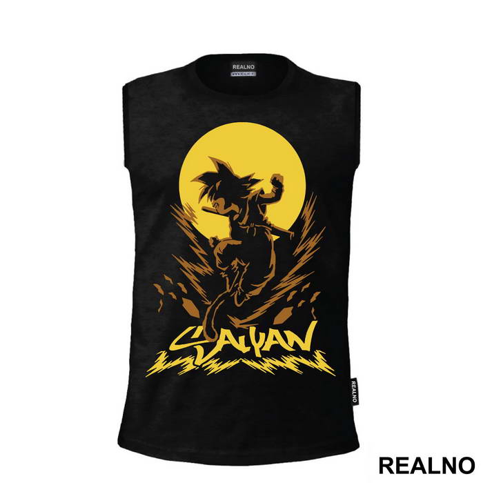 Saiyan Yellow Moon - Goku - Dragon Ball