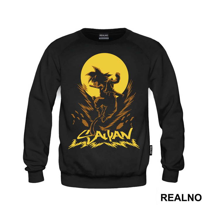 Saiyan Yellow Moon - Goku - Dragon Ball