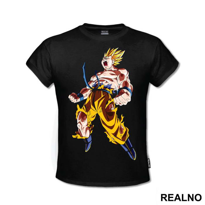 Super Saiyan Scream - Goku - Dragon Ball
