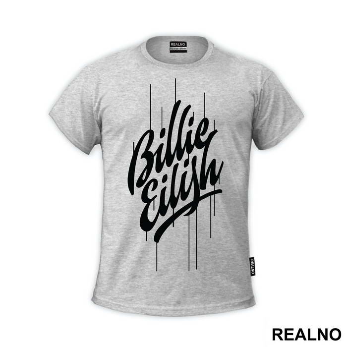 Billie Eilish Text Logo - Muzika