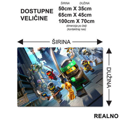Fight - Ninjago - Crtani Filmovi - Podmetač za sto