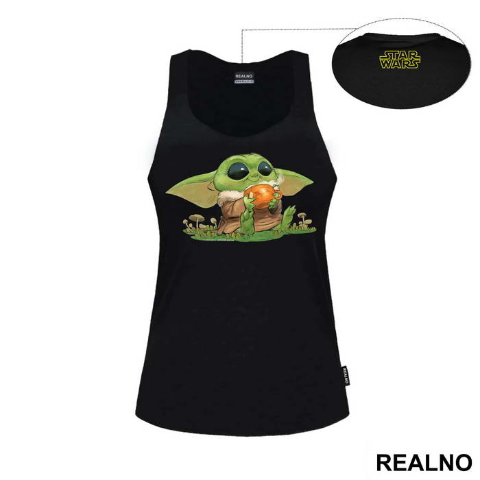 Baby Yoda Drinking Frog Tea - Yoda - Mandalorian - Star Wars