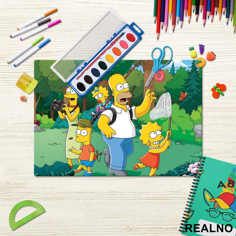 U prirodi - The Simpsons - Simpsonovi - Podmetač za sto