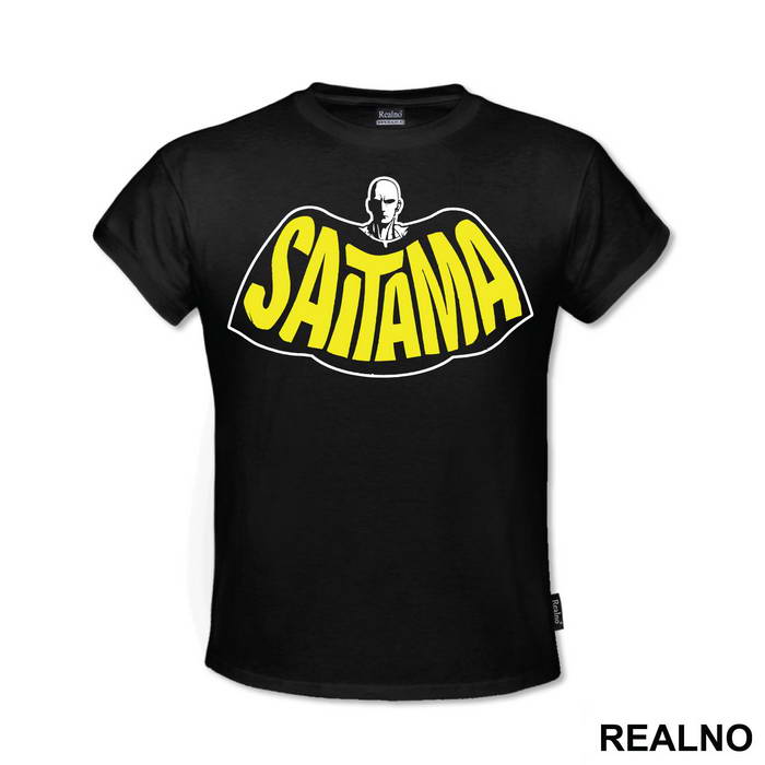 Saitama Yellow Text - One Punch Man - Majica