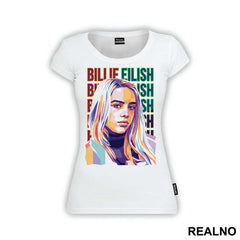 Polygonal Art Text - Billie Eilish - Muzika