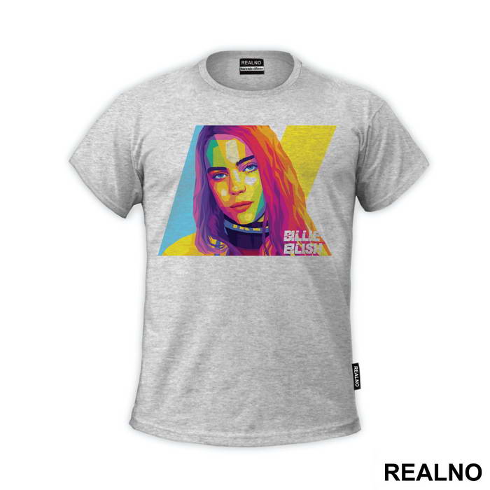 Colorful Polygonal Art - Billie Eilish - Muzika